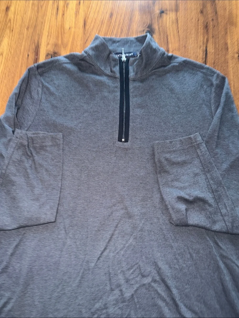 Hathaway Men's Charcoal Half-Zip Pullover Sweater